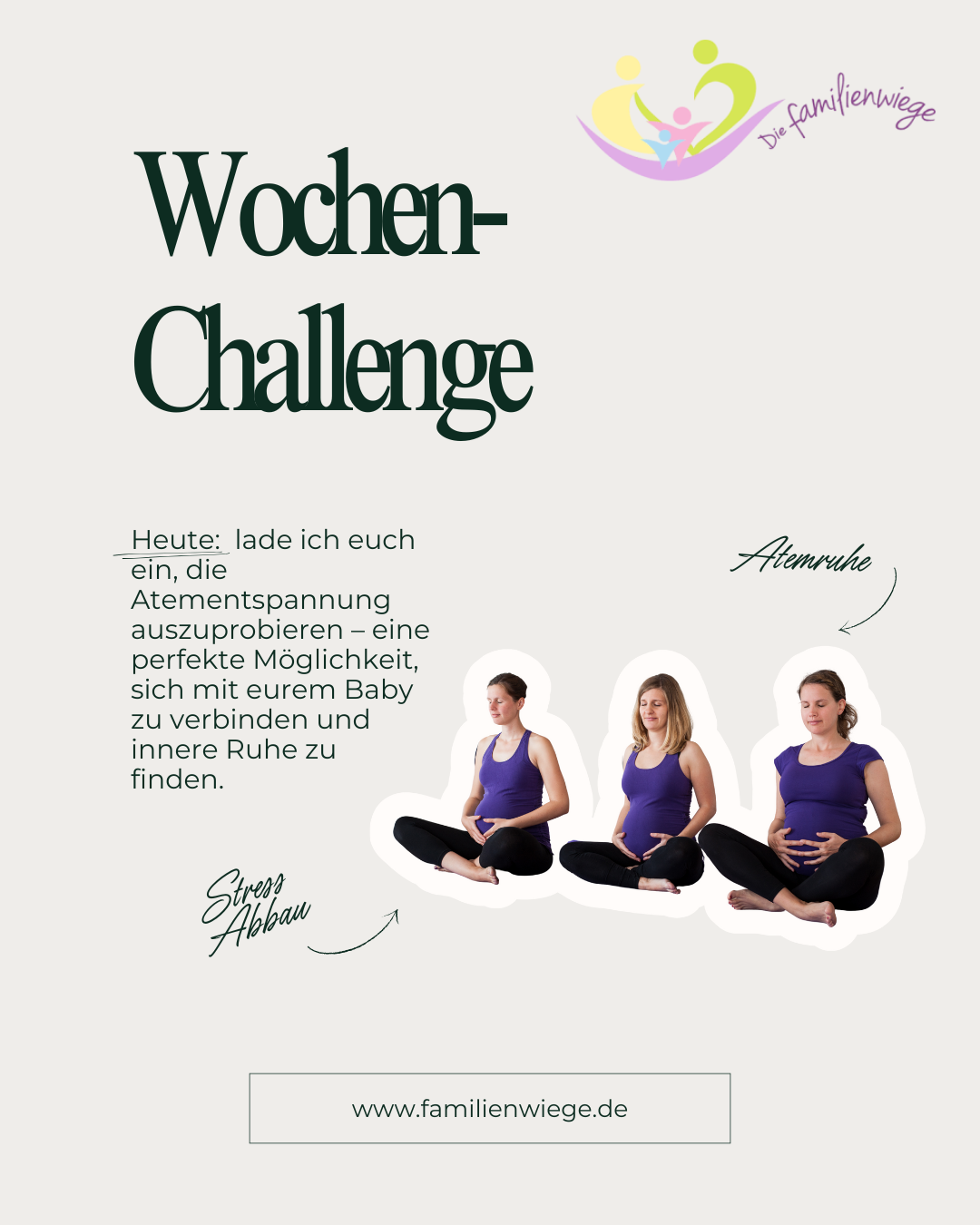 Schwangerschaft Atementspannung Stressbewältigung Selfcare